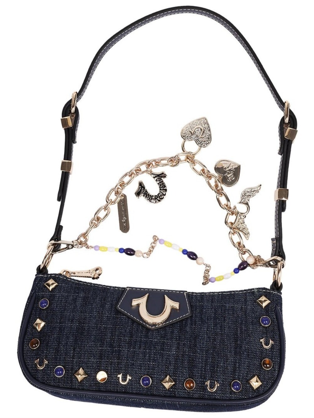True Religion Denim Charms Shoulder Handbag - Picture 5 of 6